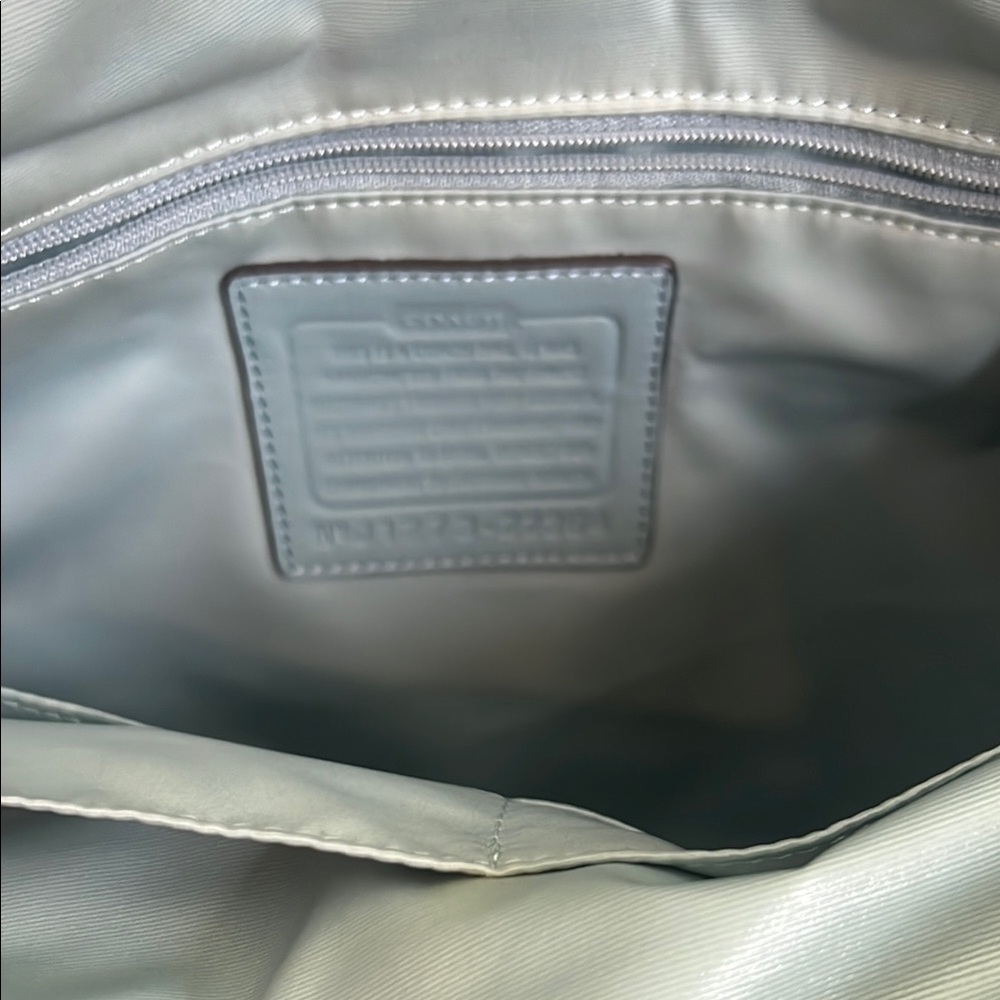 Coach Gray Signature Baby Bag Used - Picture 5 of 5